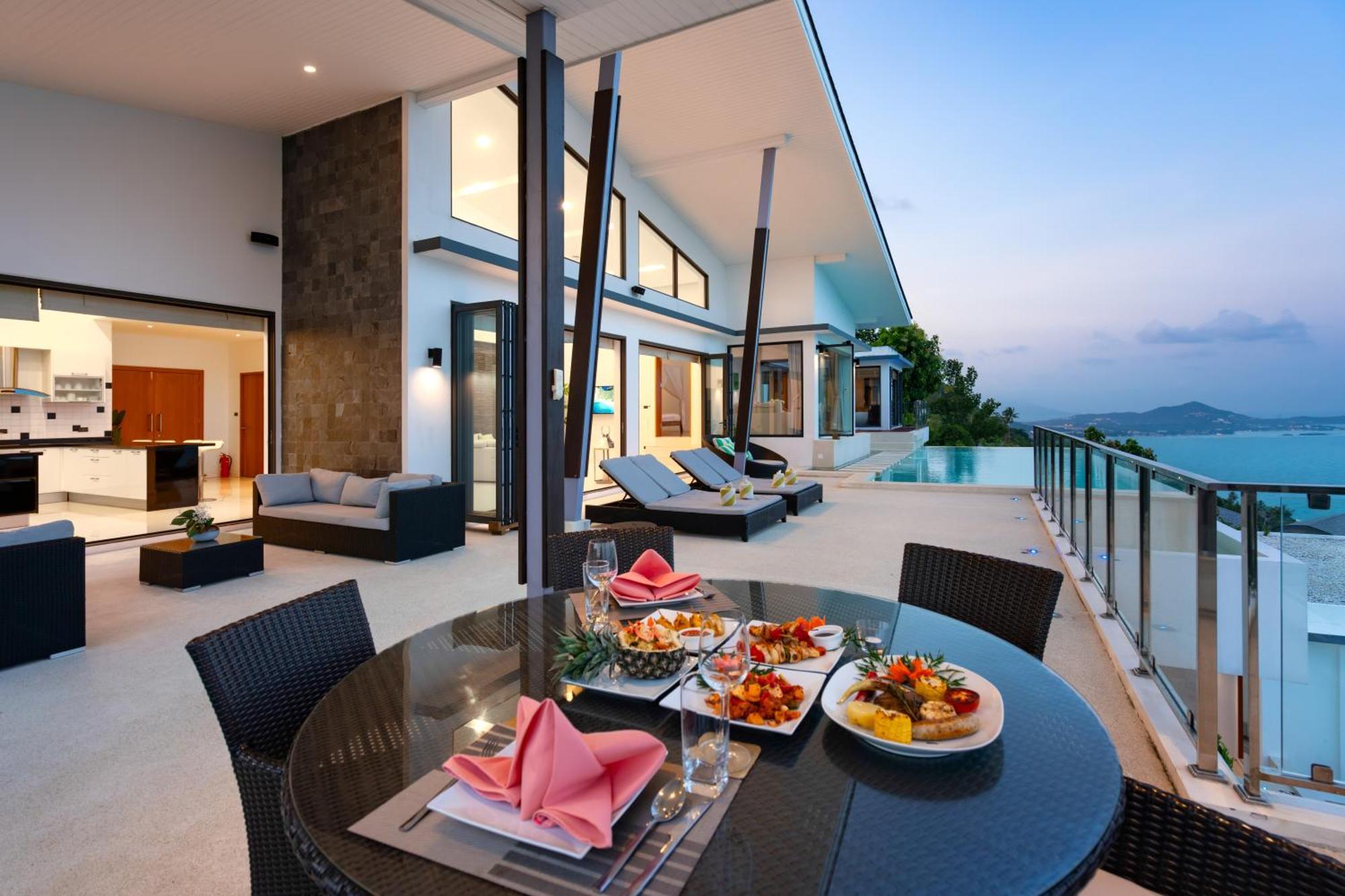 Karpe Diem Villa - Twin Infinity Pools Chaweng  Exterior foto