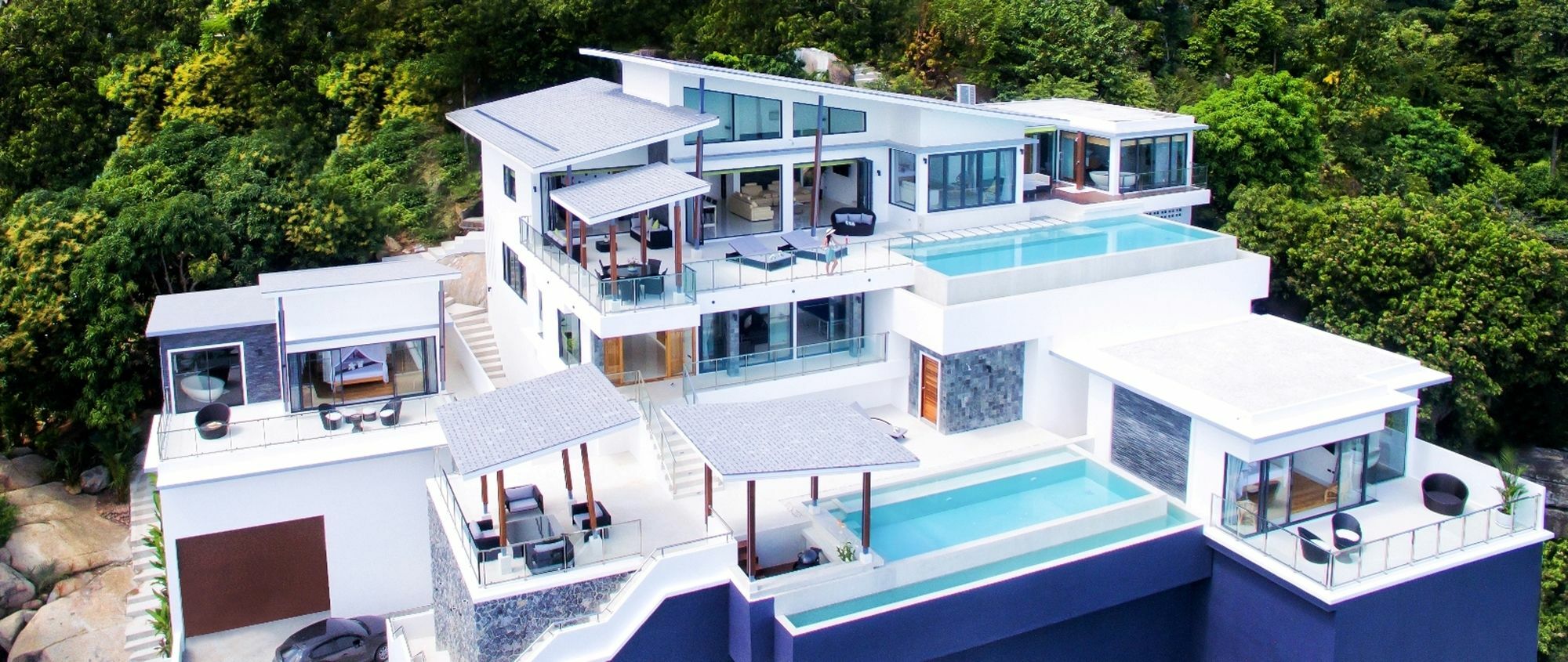 Karpe Diem Villa - Twin Infinity Pools Chaweng  Exterior foto